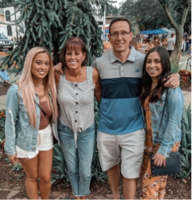 Doctor Brady his wife and two of his daughters