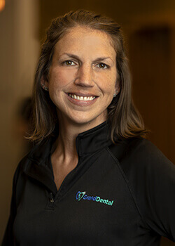 Dental hygienist Amy O'Bryan