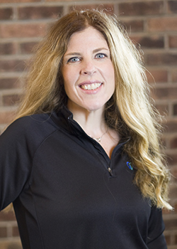 Dental hygienist Crissy Bemister